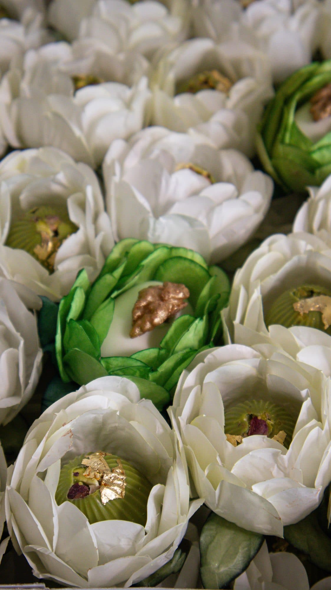 Doces em forma de flor, Sweets by Kátia