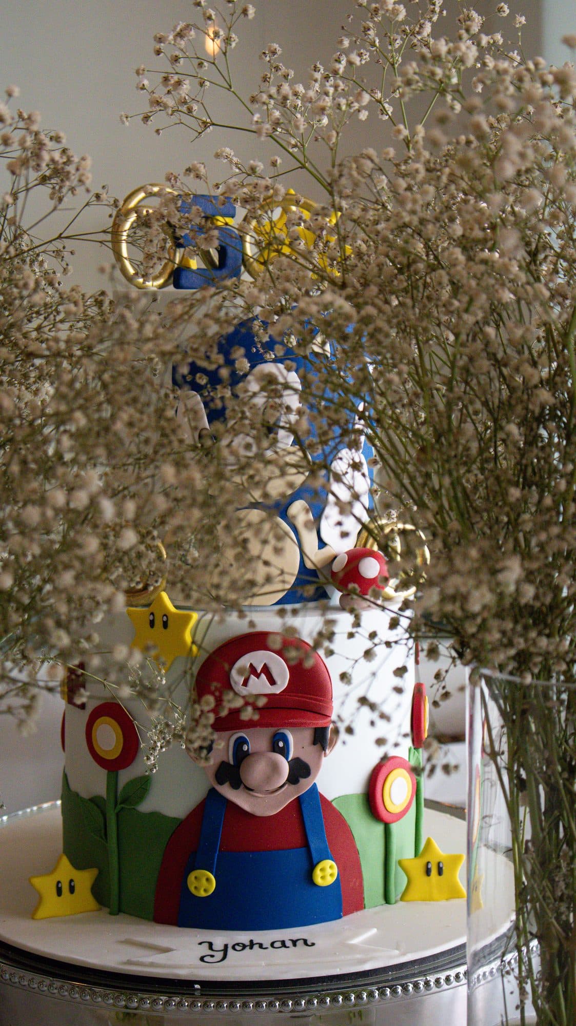 Bolo temático do Super Mario